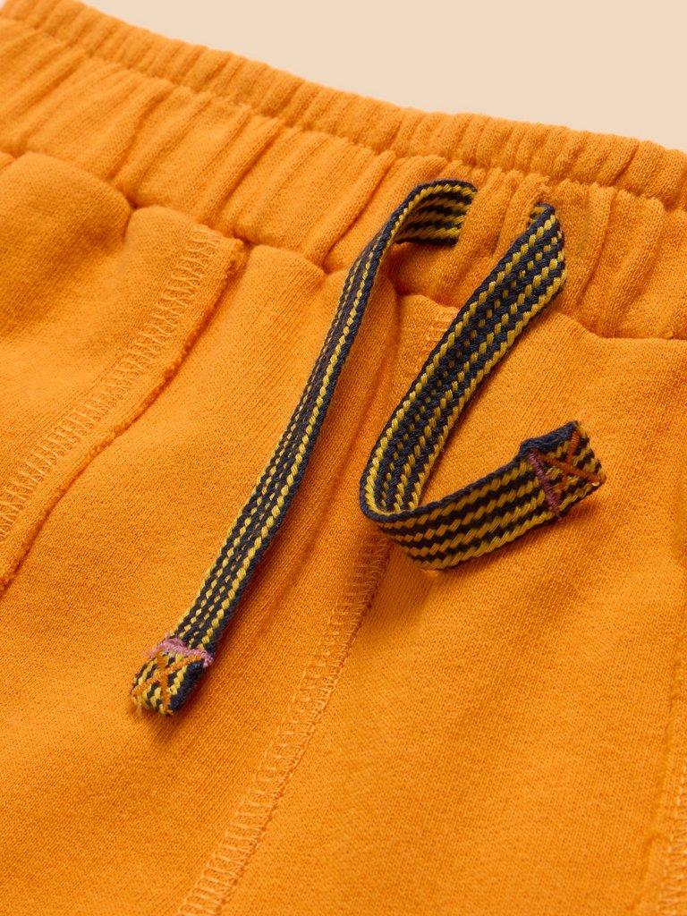 Jersey Pocket Short in MID ORANGE - FLAT DETAIL