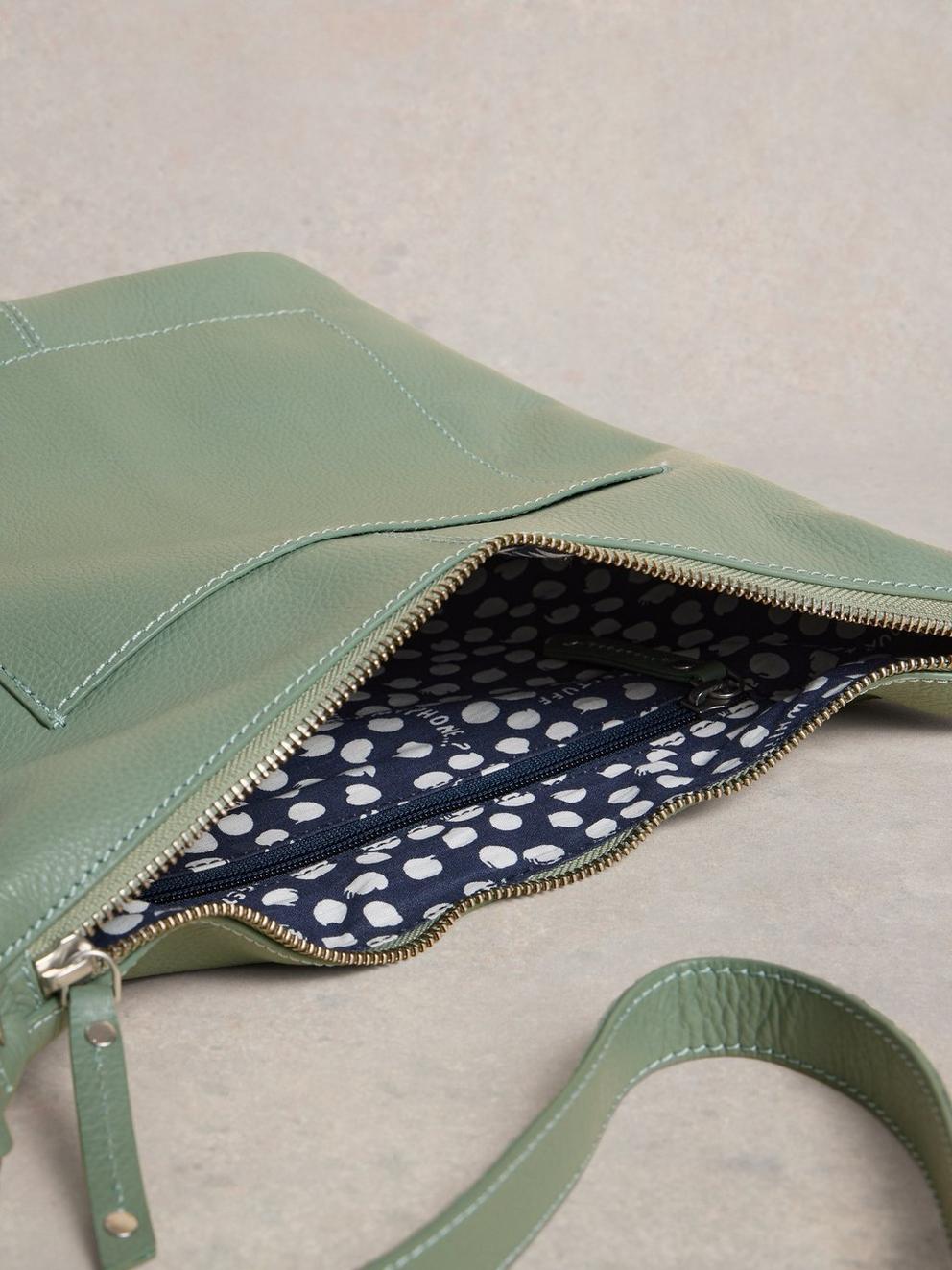 Fern Crossbody in LGT GREEN - FLAT DETAIL