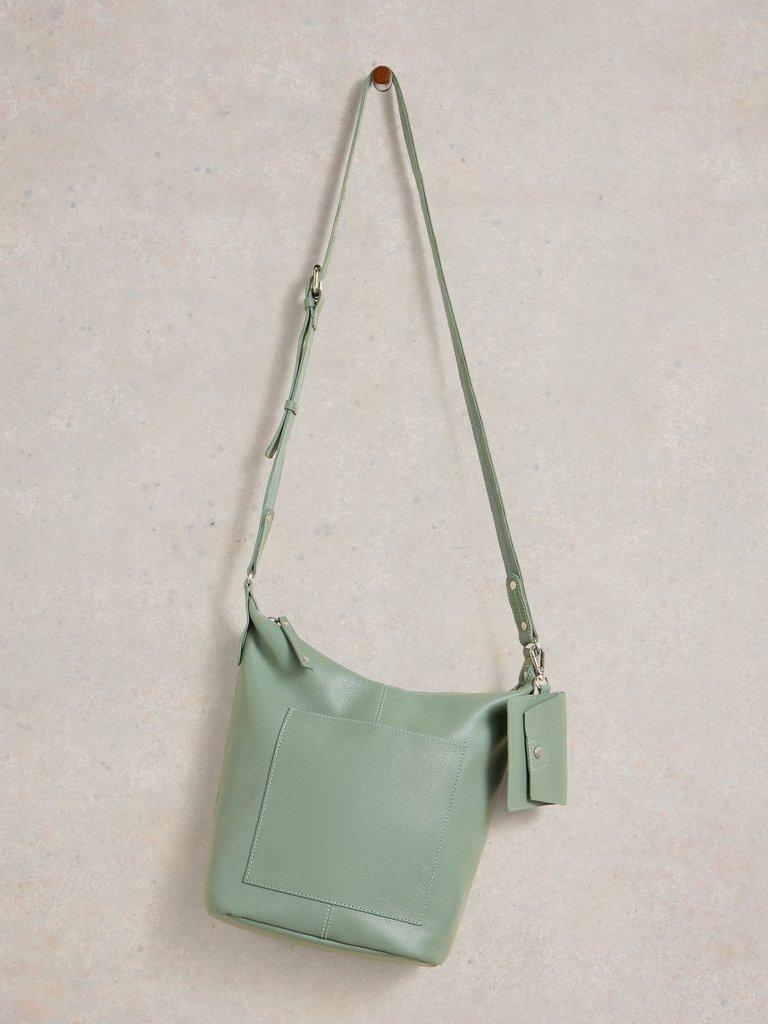 Fern Crossbody in LGT GREEN - FLAT FRONT