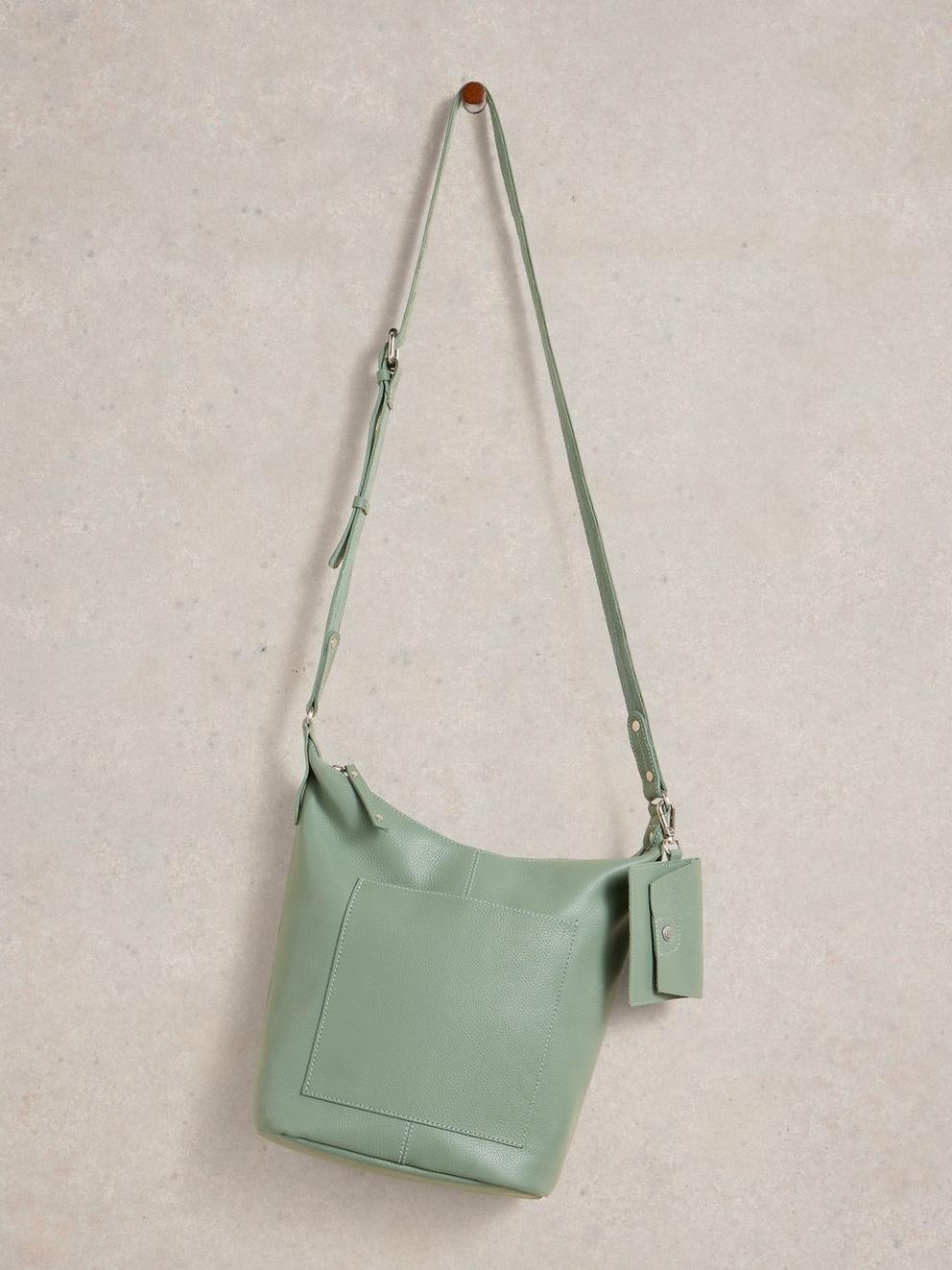 Fern Crossbody in LGT GREEN - FLAT FRONT