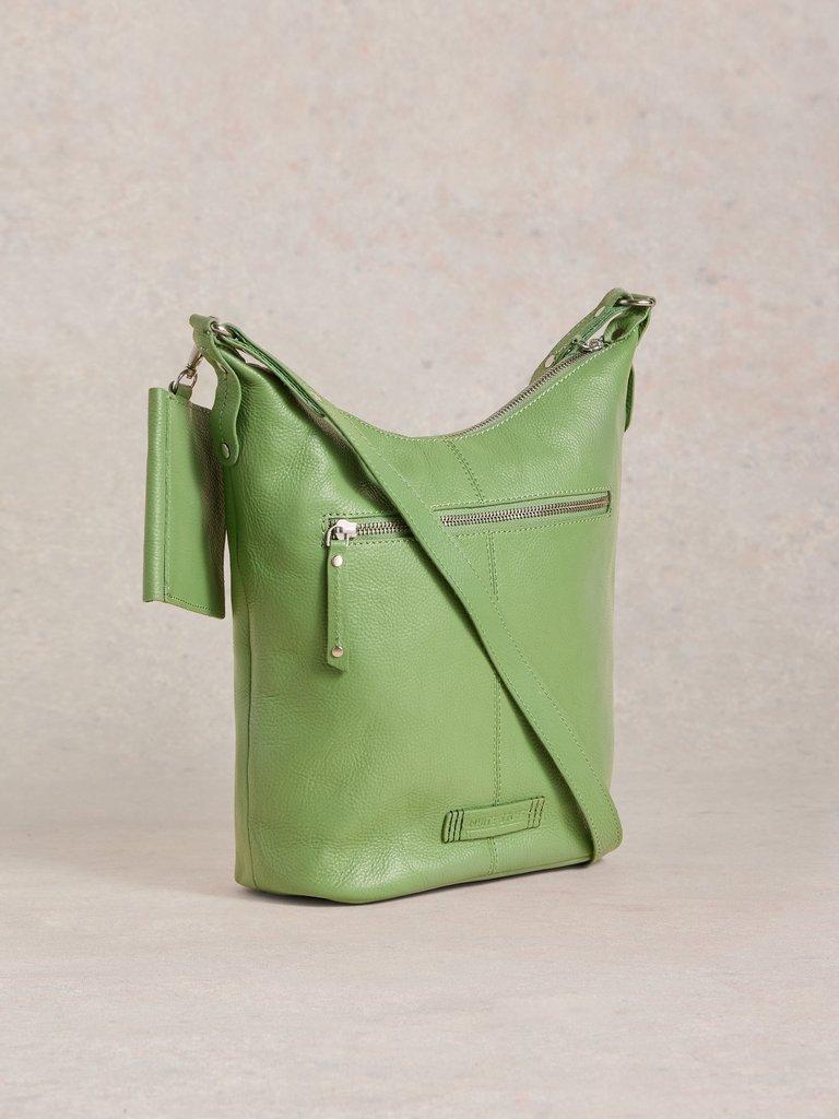 Fern Crossbody in MID GREEN - FLAT BACK