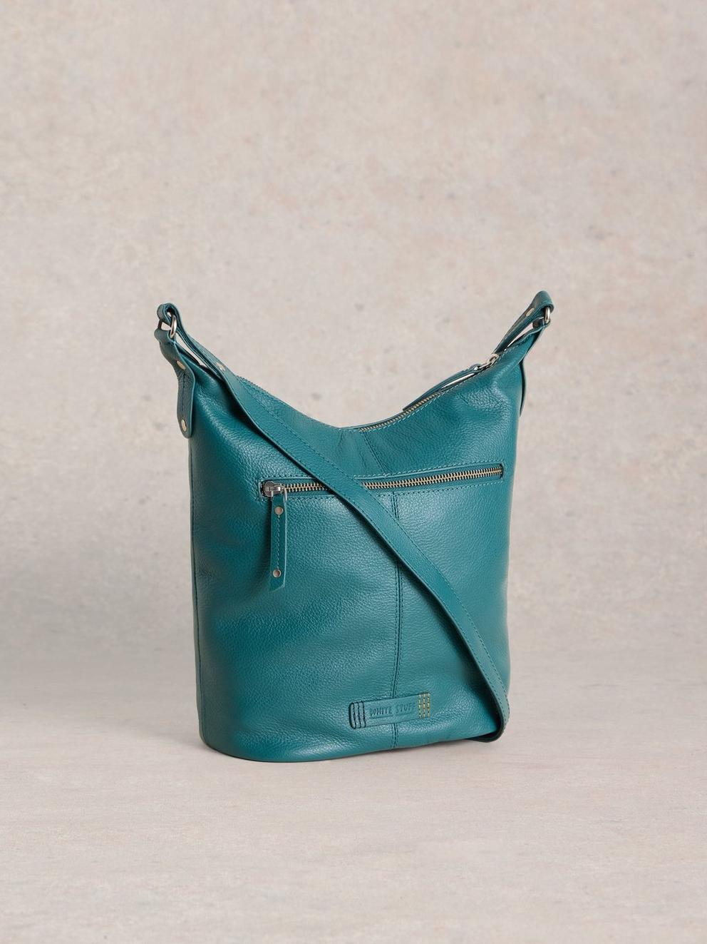 Fern Crossbody in MID TEAL - FLAT BACK