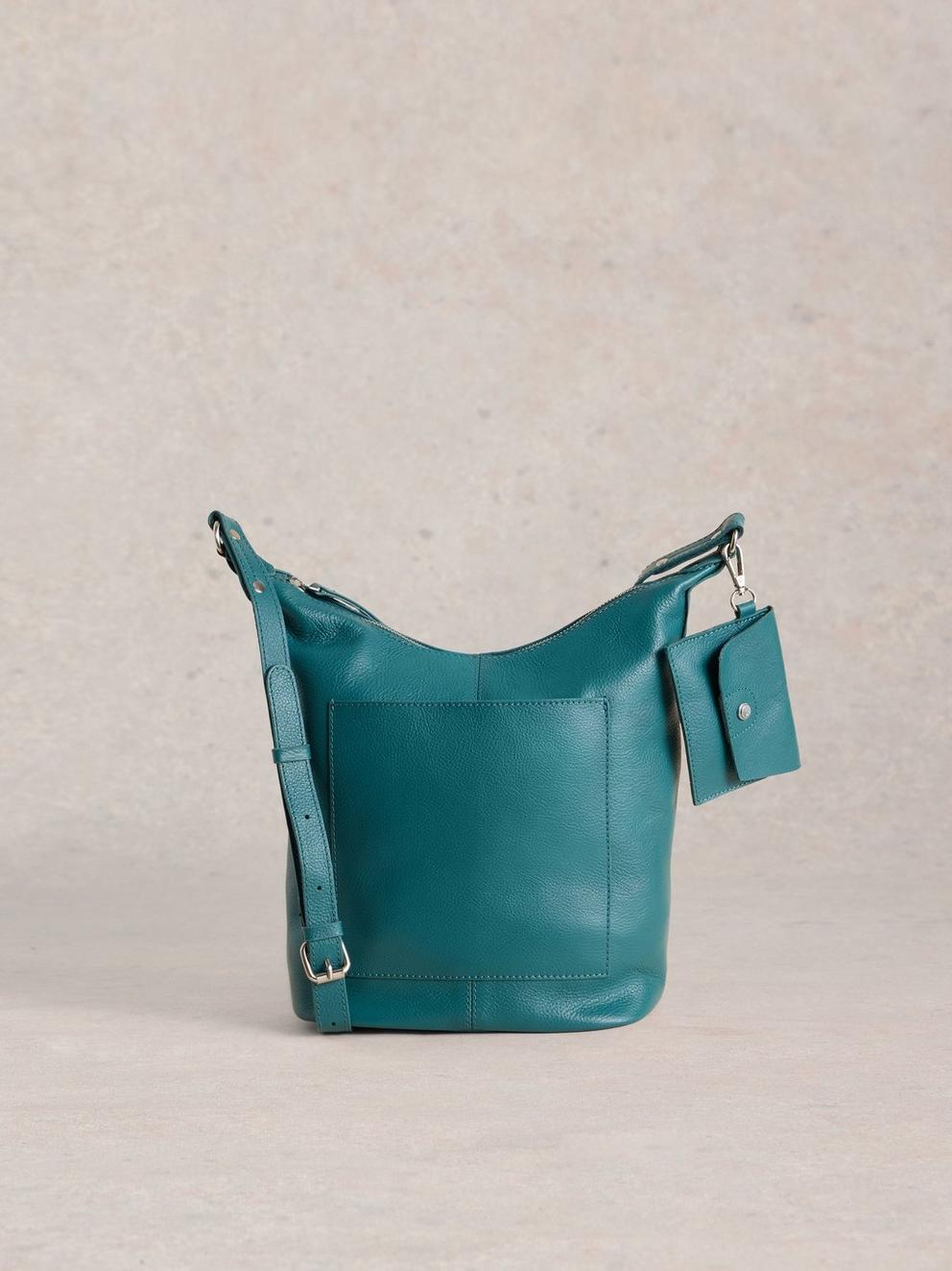 Fern Crossbody in MID TEAL - LIFESTYLE