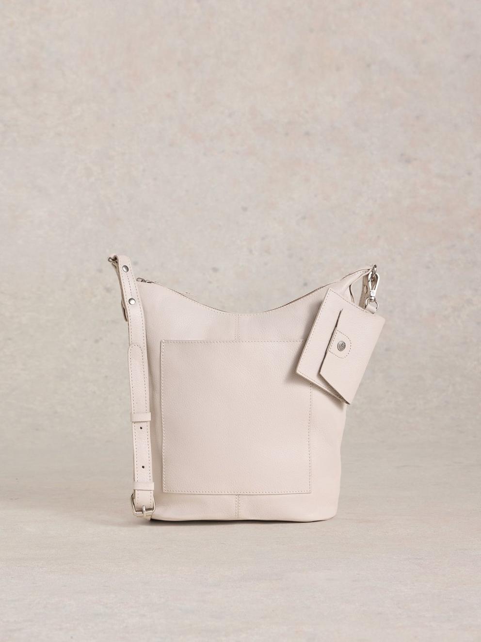 Fern Crossbody in PALE IVORY - LIFESTYLE