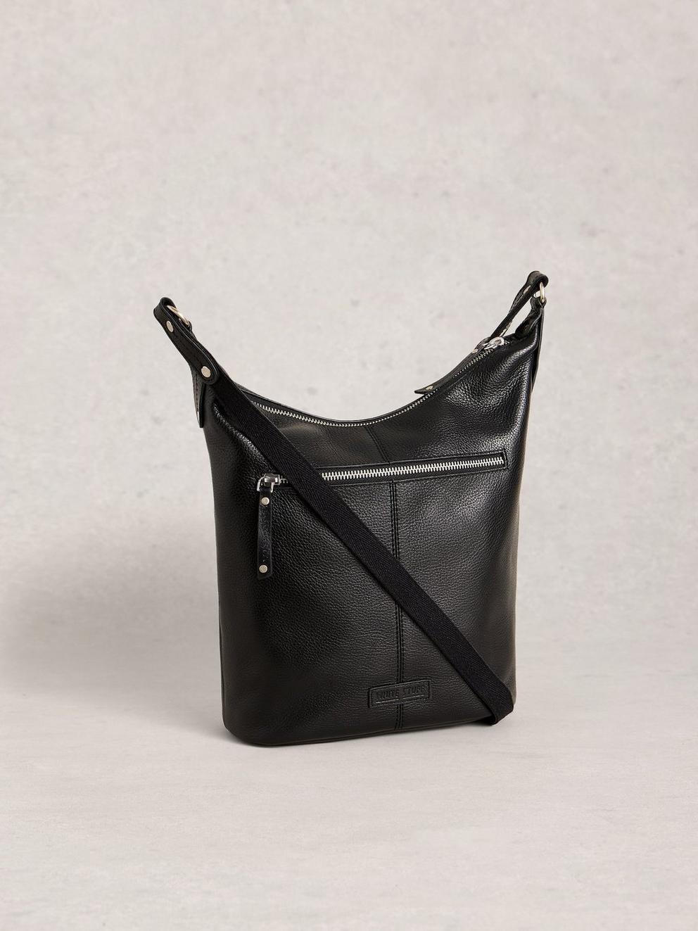 Fern Crossbody in PURE BLK - FLAT BACK