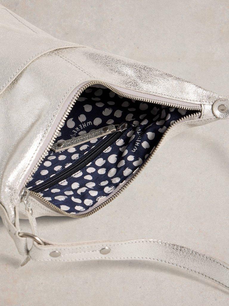 Fern Crossbody in SLV TN MET - FLAT DETAIL