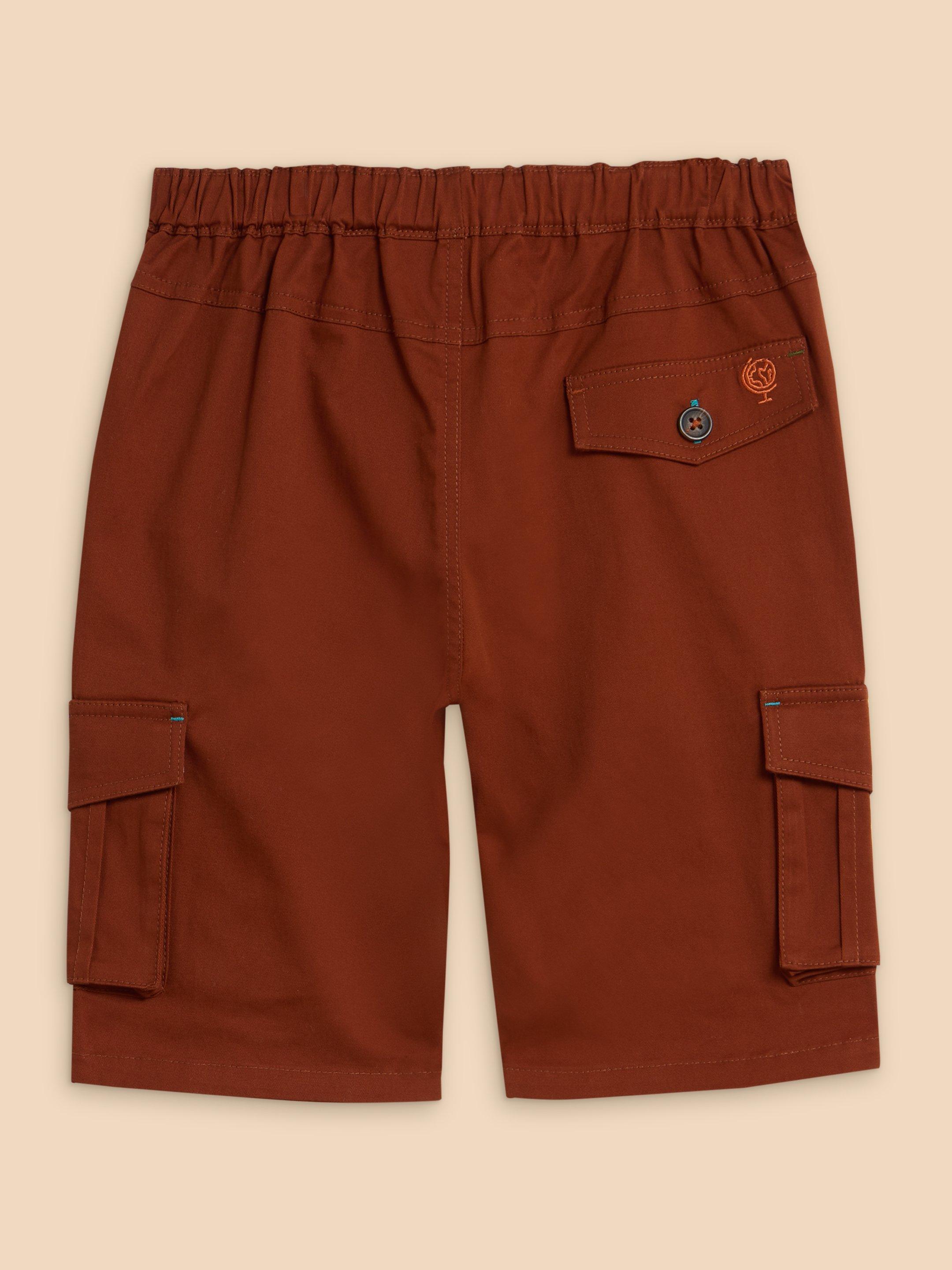 Cargo Carter Short in MID BROWN - FLAT BACK