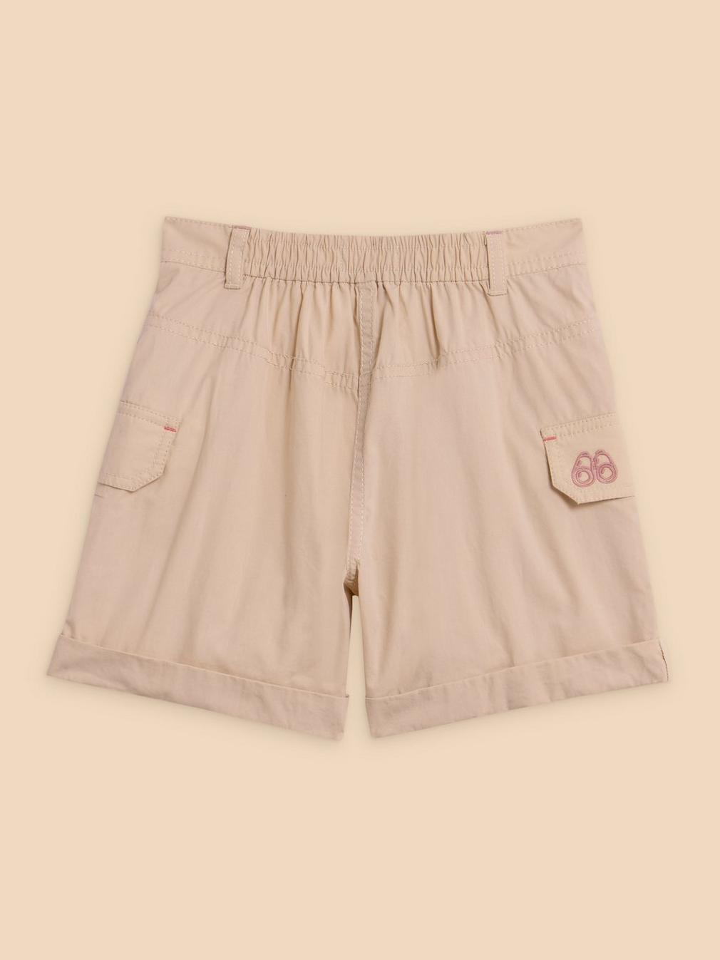 Colette Cargo Short in LGT NAT - FLAT BACK