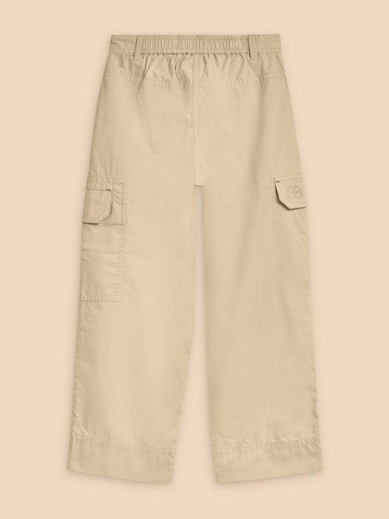 Colette Cargo Trouser in LGT NAT - FLAT BACK