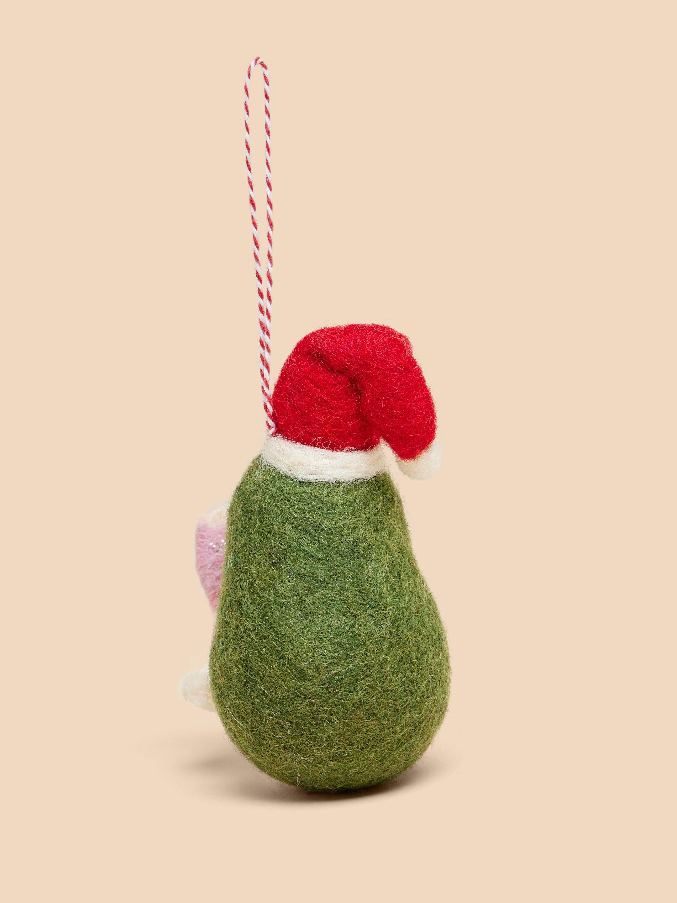 Party Avocado Hanging Dec in GREEN MLT - FLAT BACK