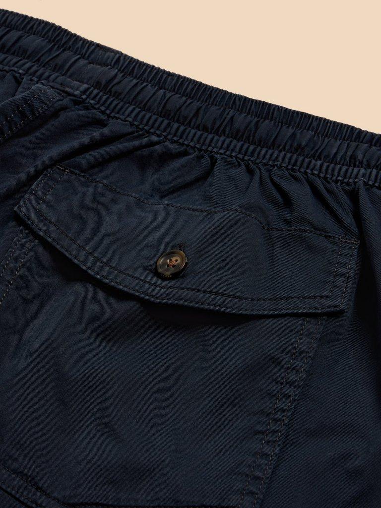 Palmer Drawstring Short in DARK NAVY - FLAT DETAIL