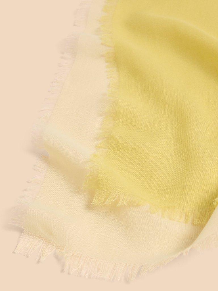 Penny Oversized Plain Scarf in LGT CHART - FLAT DETAIL