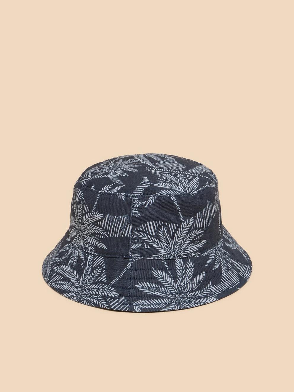 Boys Bucket Hat in NAVY PR - FLAT FRONT