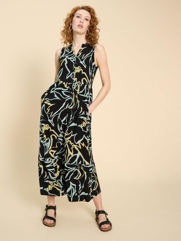 Sonia Jersey Maxi Dress in BLK PR - LIFESTYLE