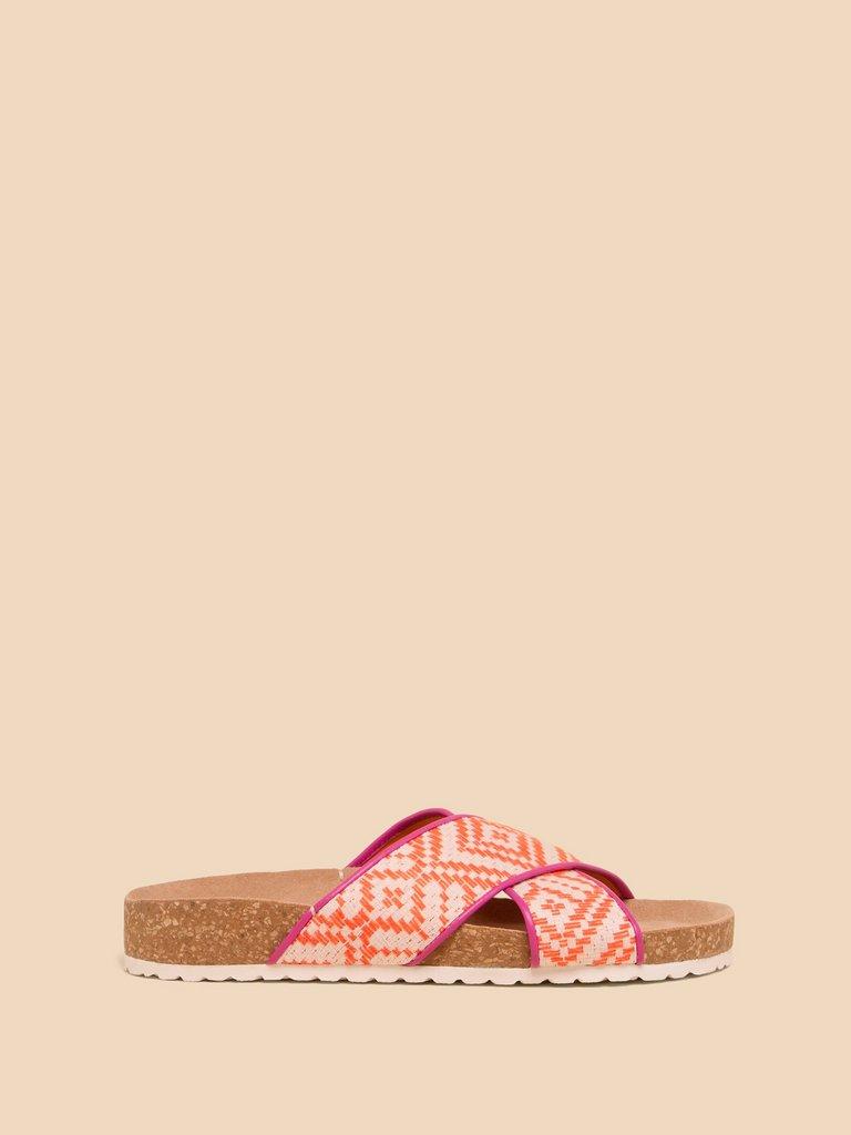 Poppy Footbed Sandal in ORANGE MLT - LIFESTYLE