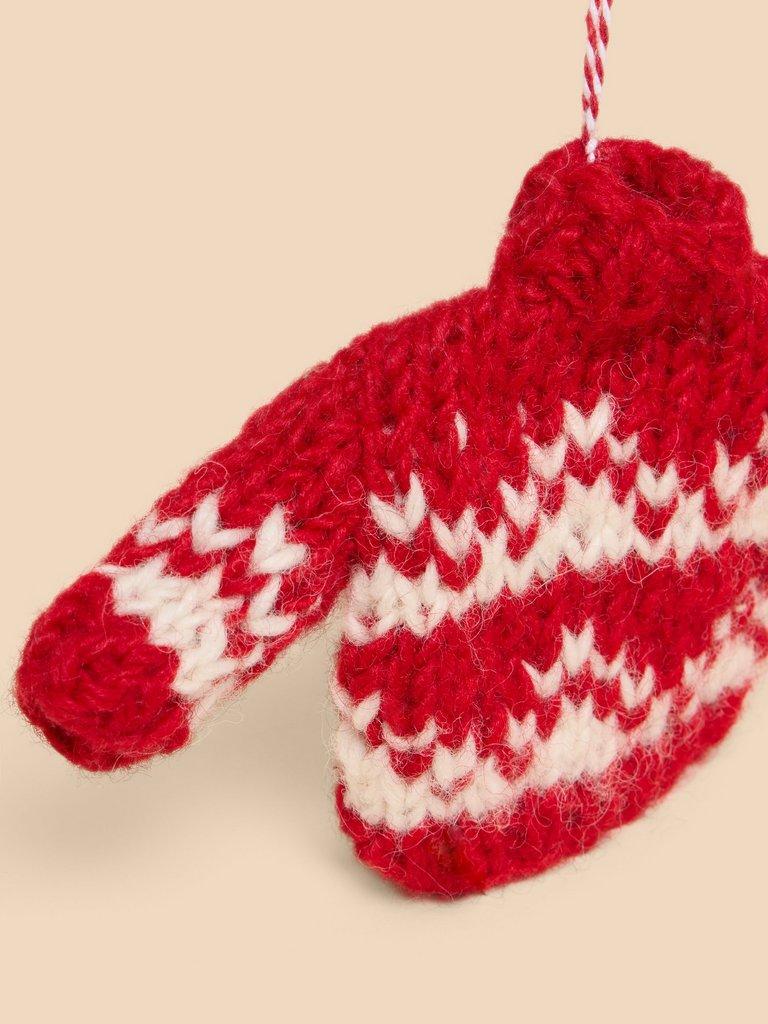 Fairisle Jumper Hanging Dec in RED MLT - FLAT DETAIL