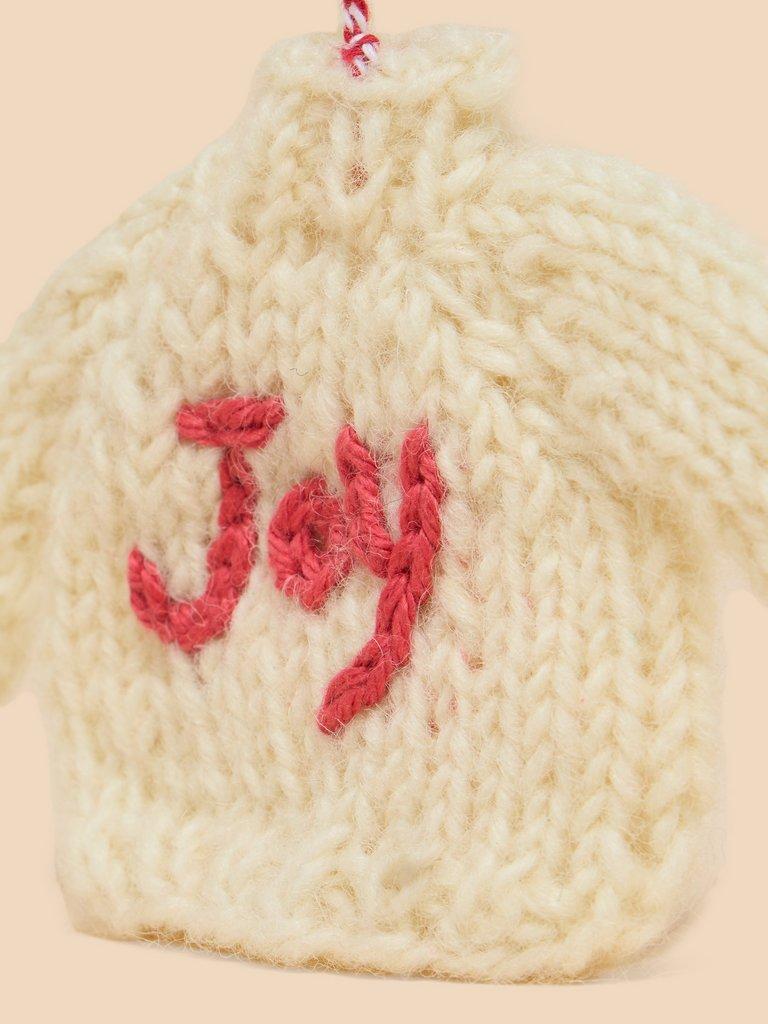 Joy Jumper Hanging Dec in WHITE MLT - FLAT DETAIL