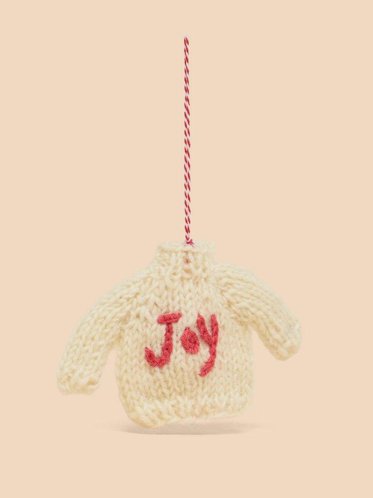Joy Jumper Hanging Dec in WHITE MLT - FLAT FRONT