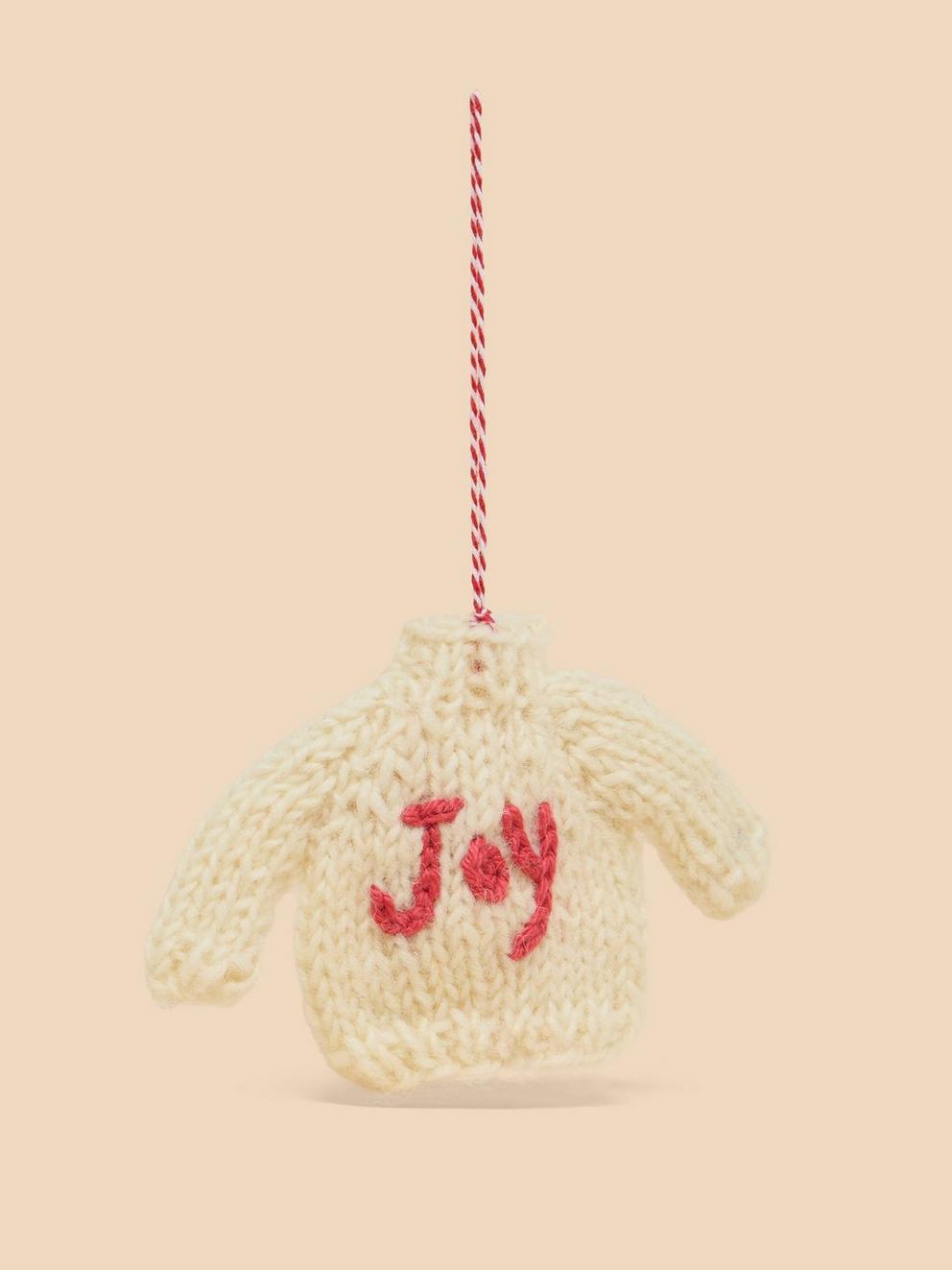 Joy Jumper Hanging Dec in WHITE MLT - FLAT FRONT