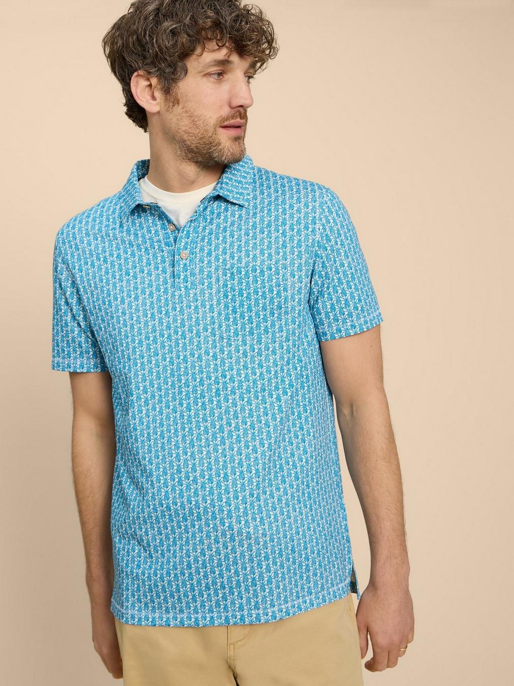 Pineapple Printed Polo in WHITE PR - LIFESTYLE