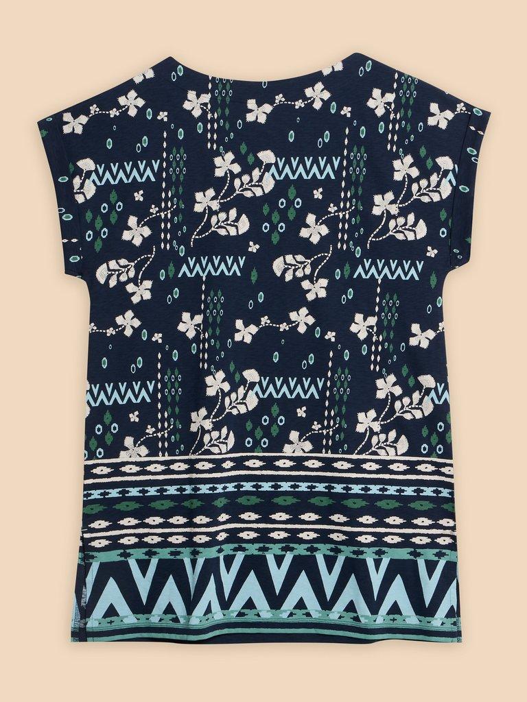 CARRIE TUNIC in NAVY PR - FLAT BACK