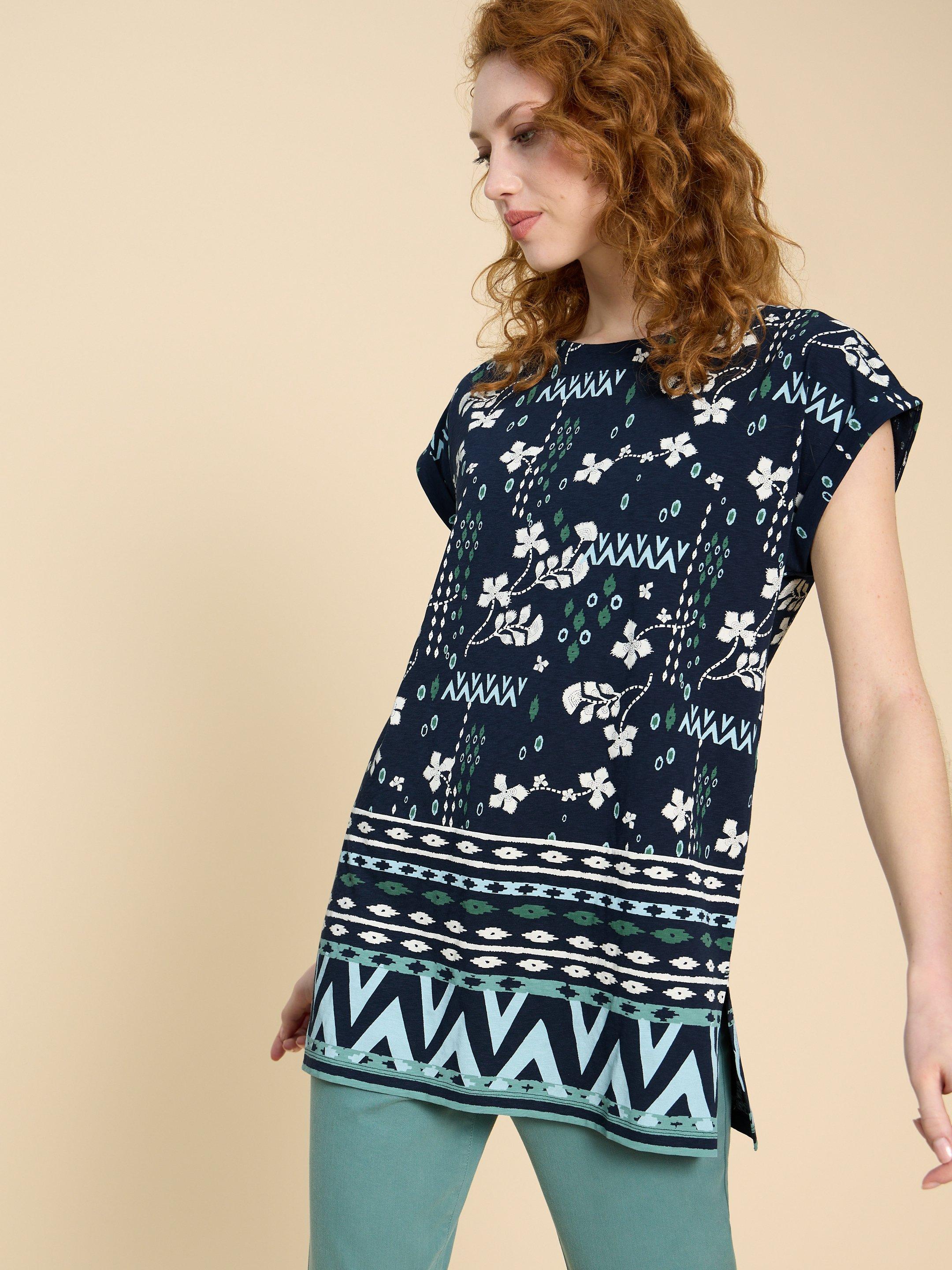 CARRIE TUNIC in NAVY PR - LIFESTYLE