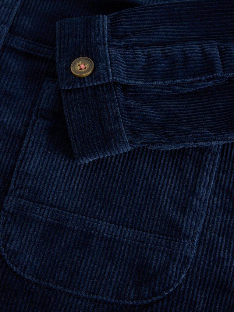 Carrie Corduroy Jacket in DARK NAVY - FLAT DETAIL