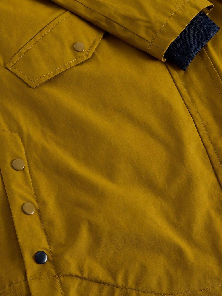 Winnie Waterproof Coat in DK CHART - FLAT DETAIL