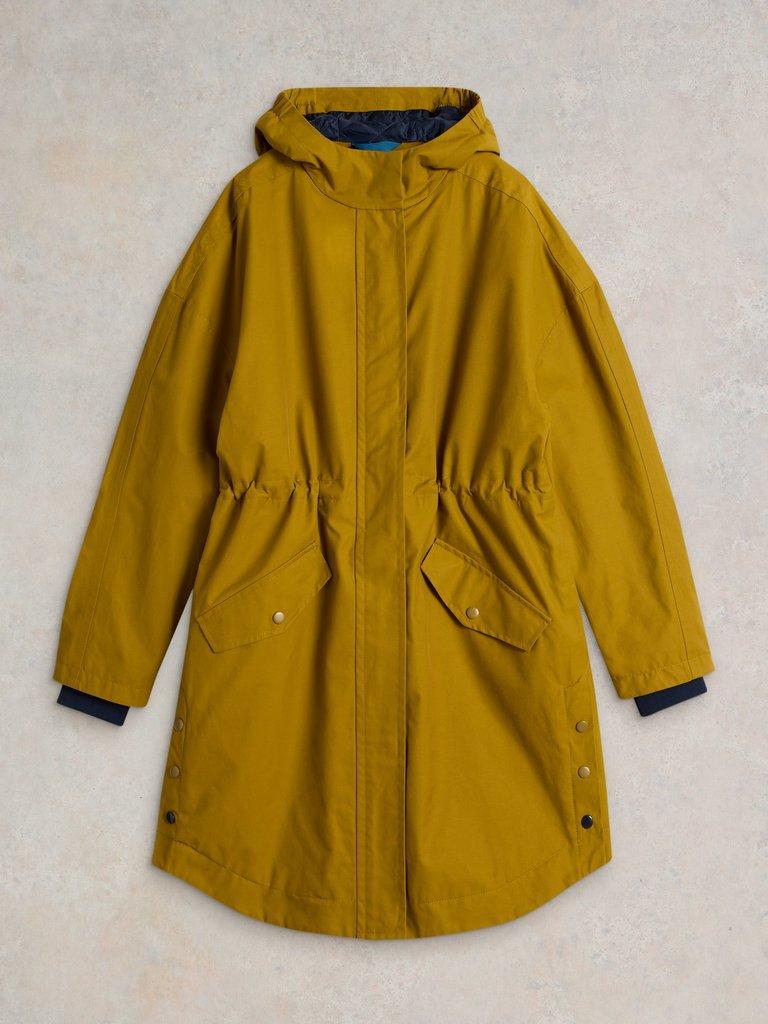 Winnie Waterproof Coat in DK CHART - FLAT FRONT