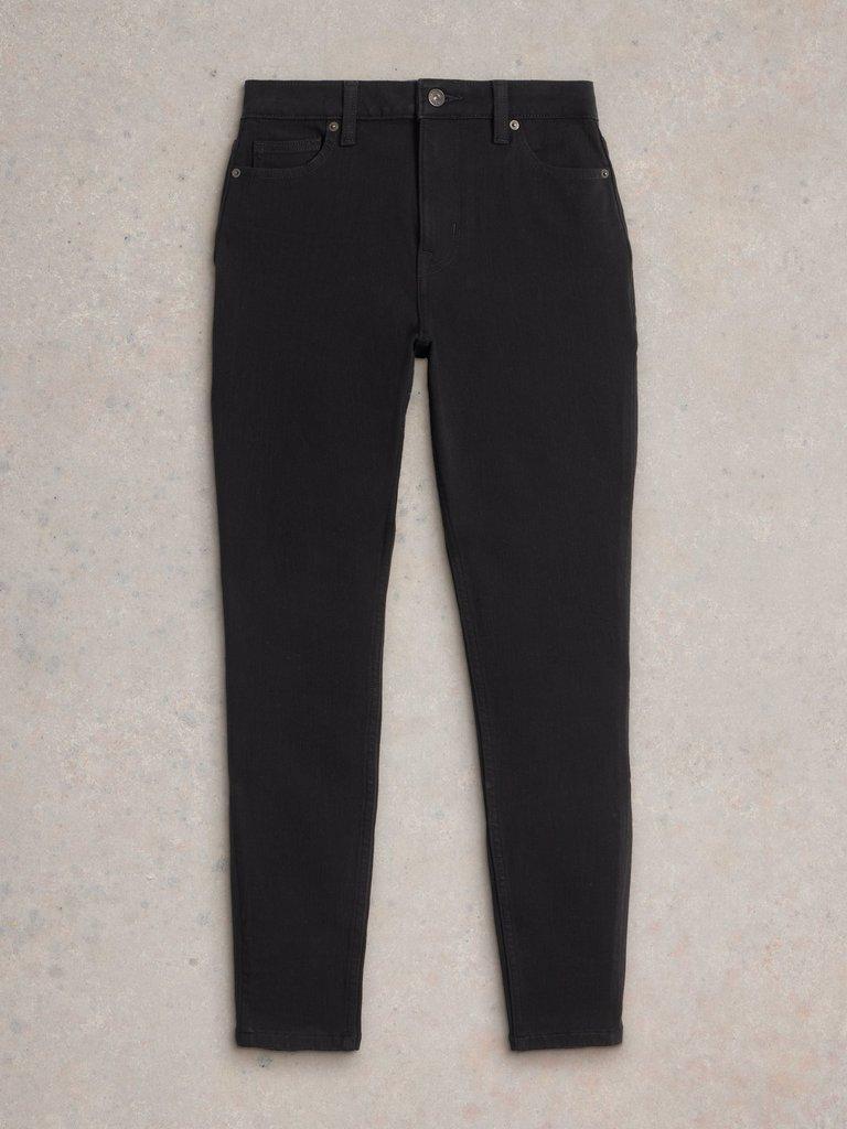 Holly Skinny Jean in BLK DENIM - FLAT FRONT