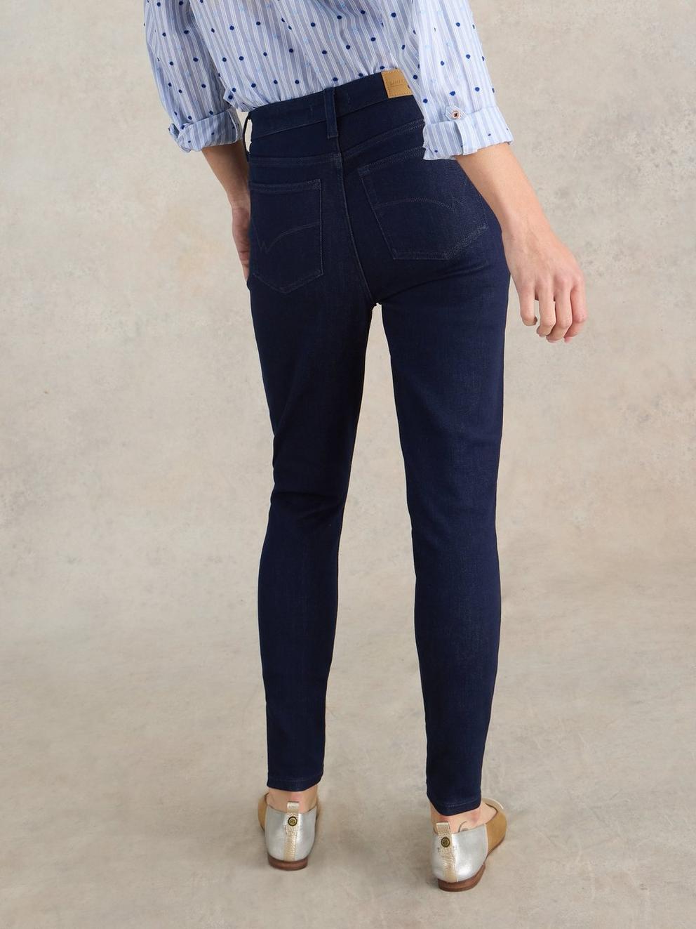 Holly Skinny Jean in DK DENIM - MODEL BACK