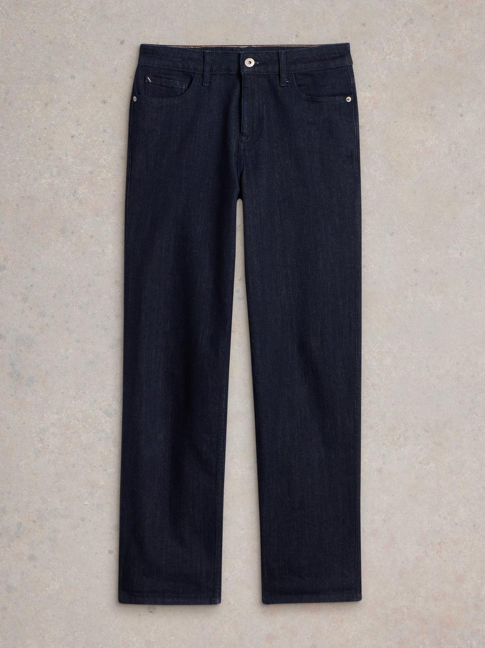 Taylor Straight Jean in DK DENIM - FLAT FRONT