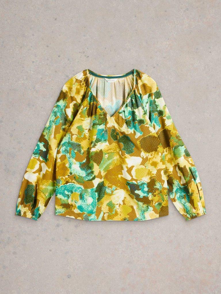 Imogen Top in YELLOW PR - FLAT FRONT