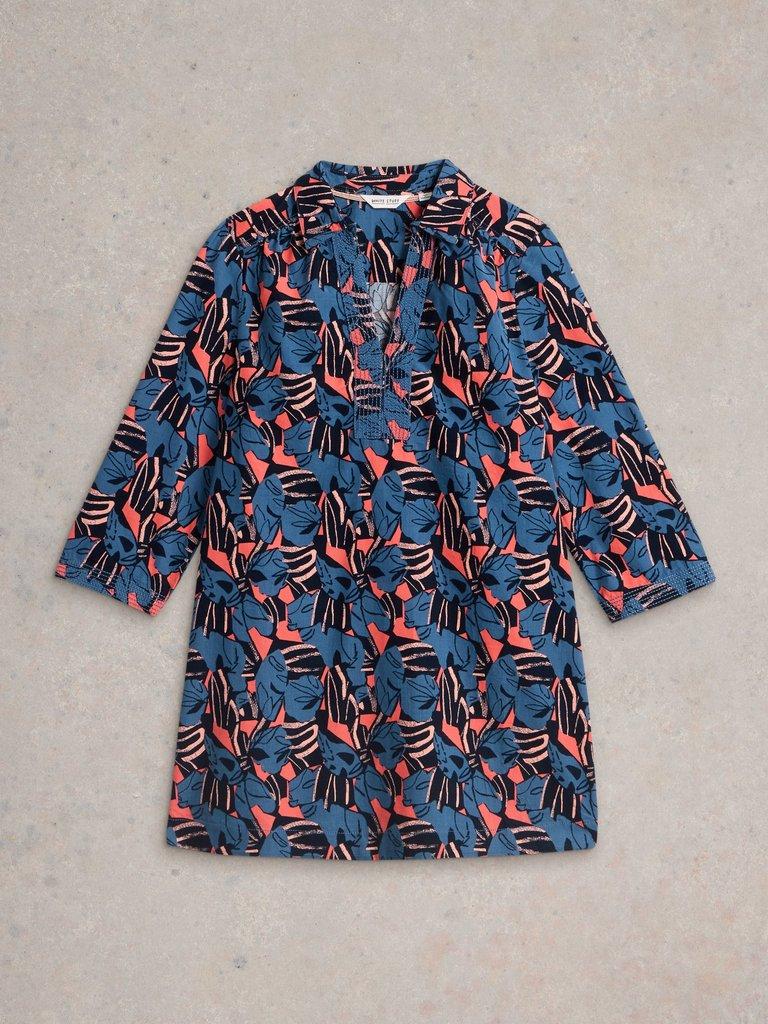 Blaire Cord Tunic in NAVY PR - FLAT FRONT