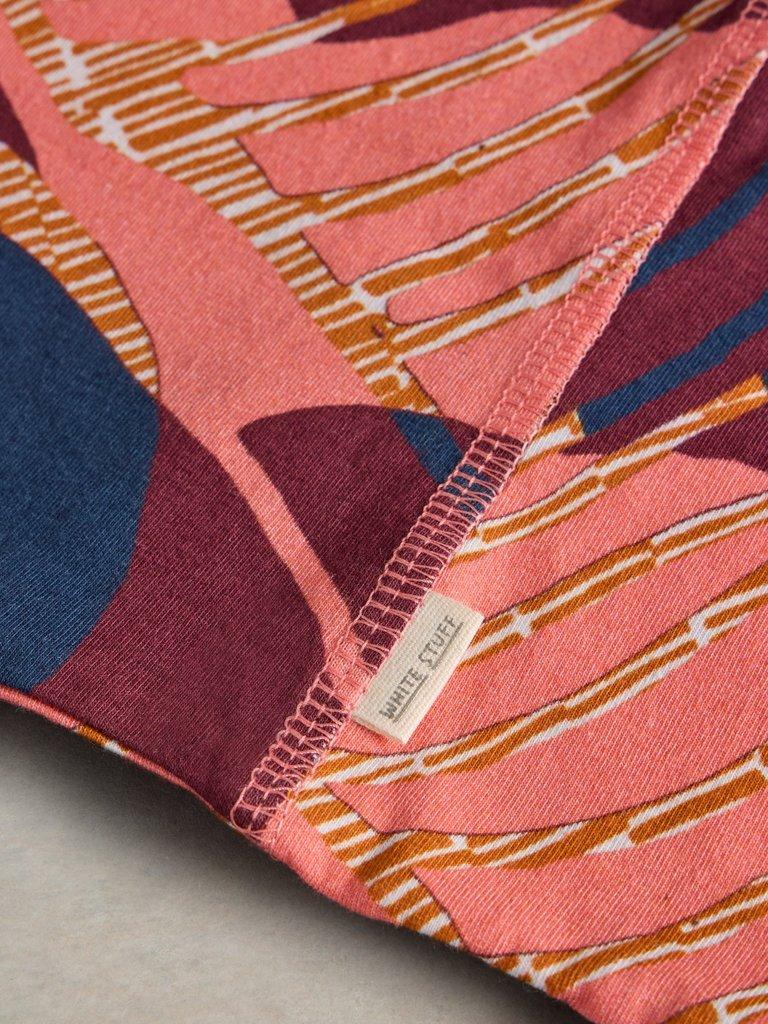 Versatile Jersey Roll in PLUM PR - FLAT DETAIL