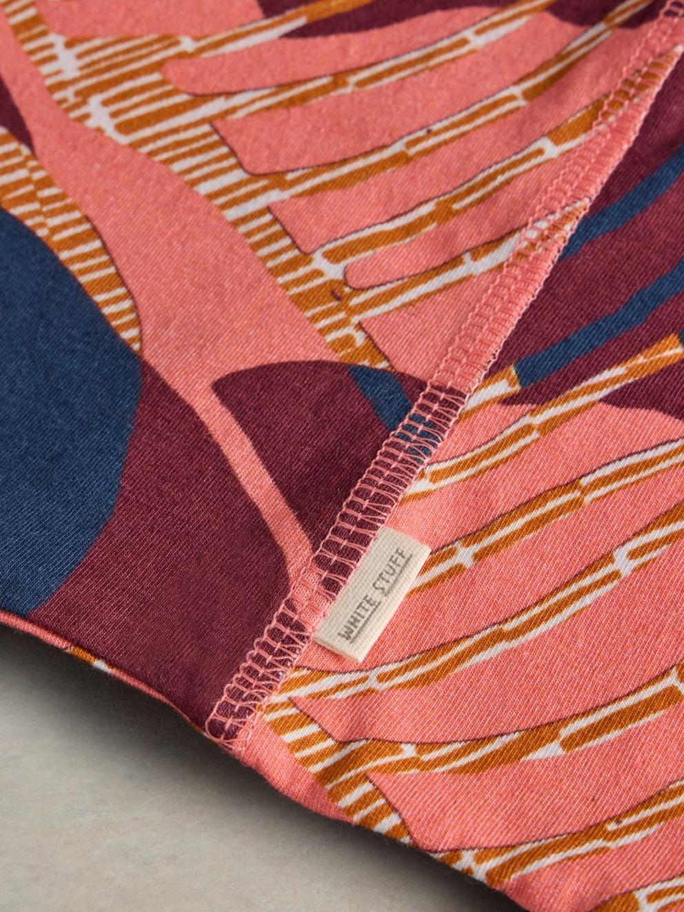 Versatile Jersey Roll in PLUM PR - FLAT DETAIL