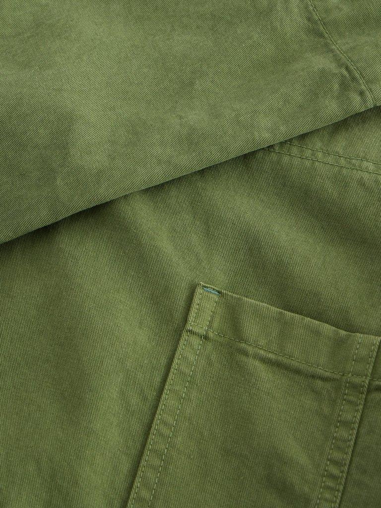 Cora Cargo Trouser in DK GREEN - FLAT DETAIL