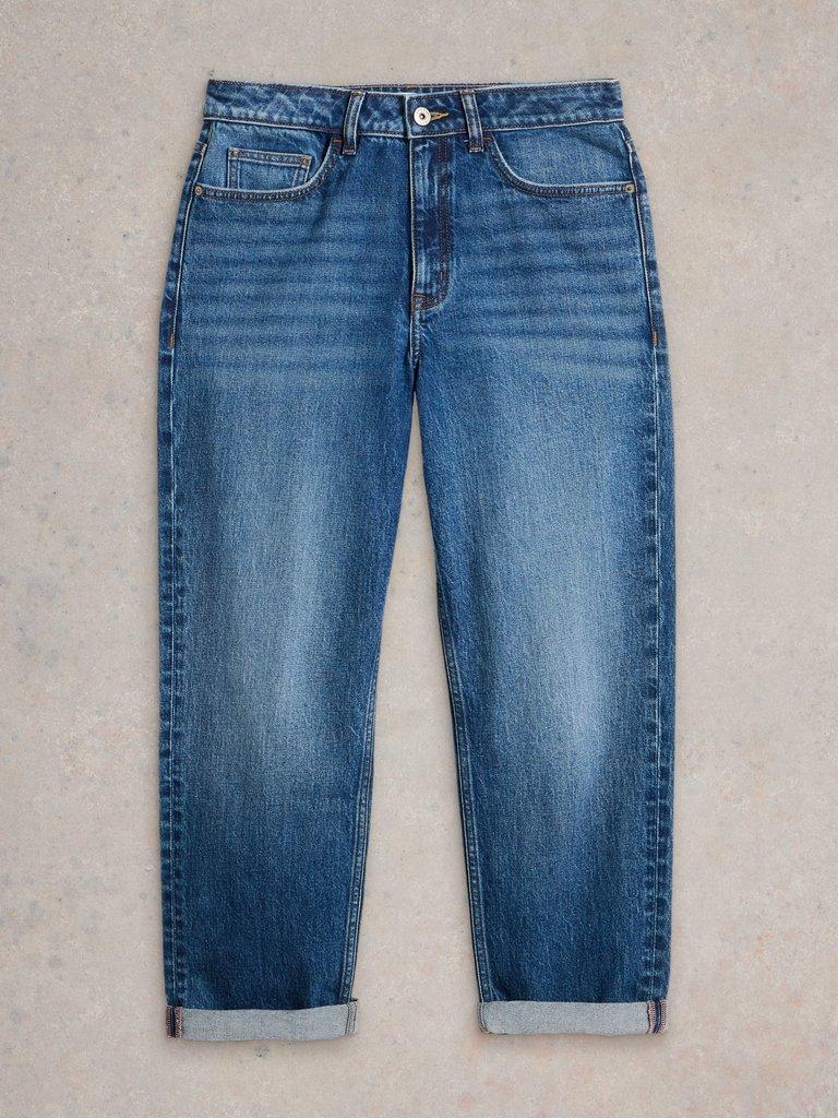 Charlie Straight Jean in DK DENIM - FLAT FRONT