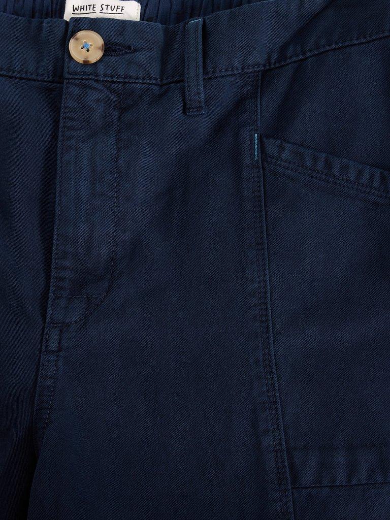 Thea Tapered Trouser in DARK NAVY - FLAT DETAIL