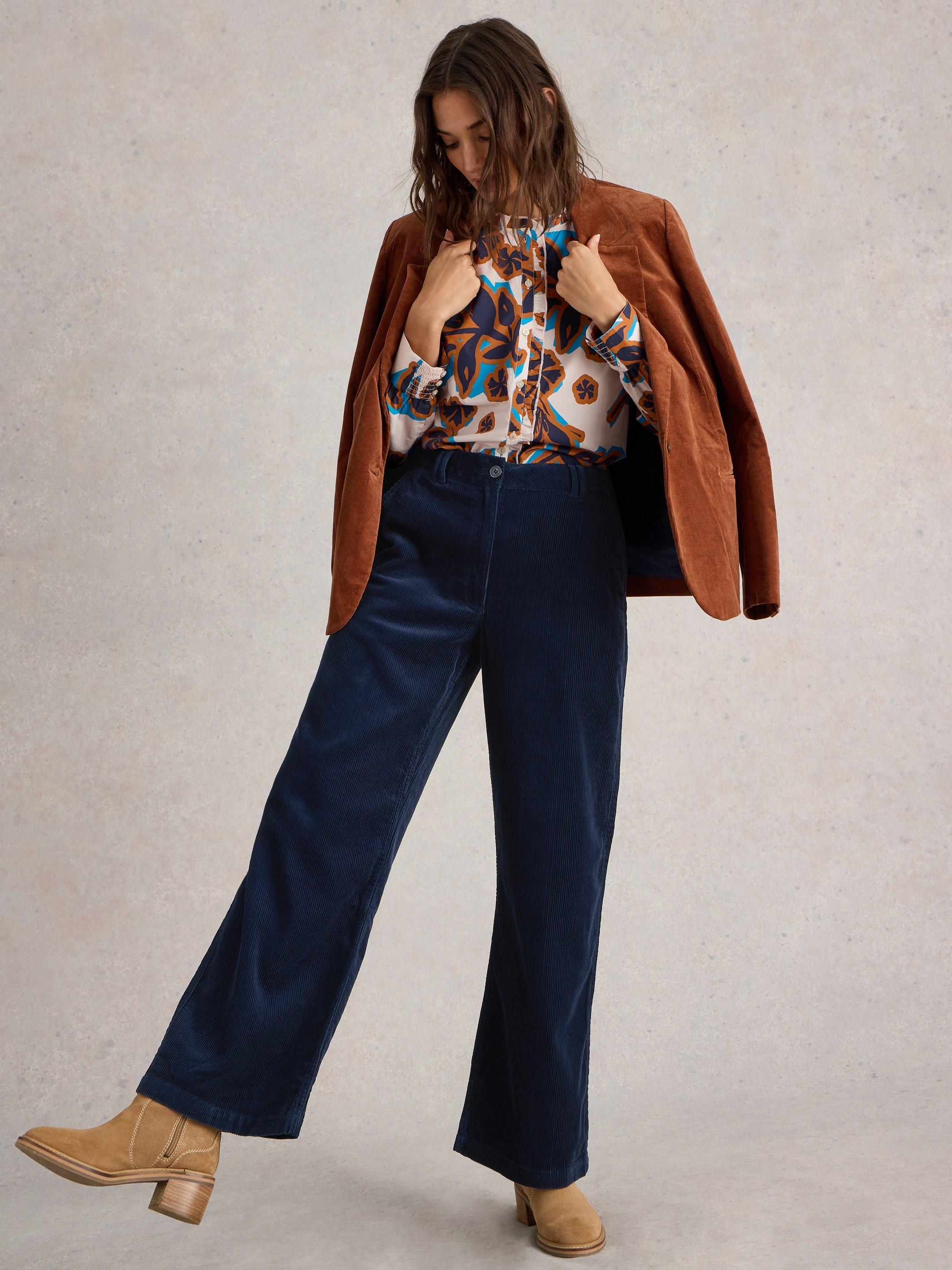 Shop Belle Cord Wide Leg Trouser