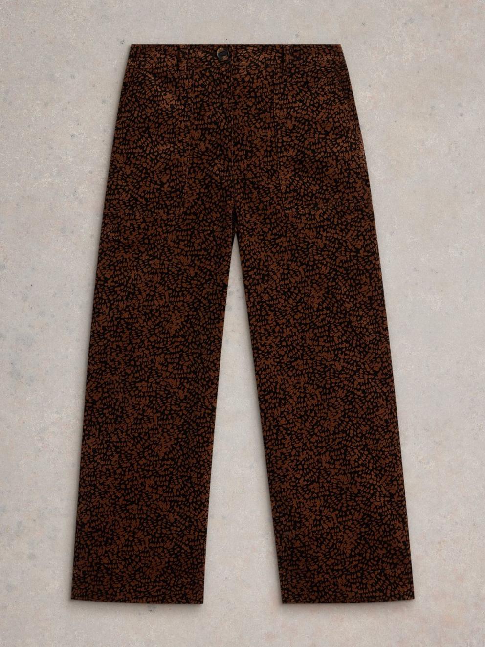 Romy Cord Culottes in BLK PR - FLAT FRONT