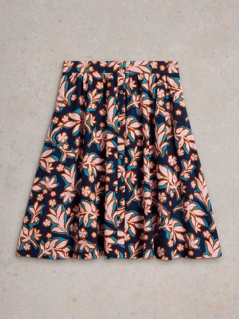 Sarah Skirt in NAVY PR - FLAT FRONT