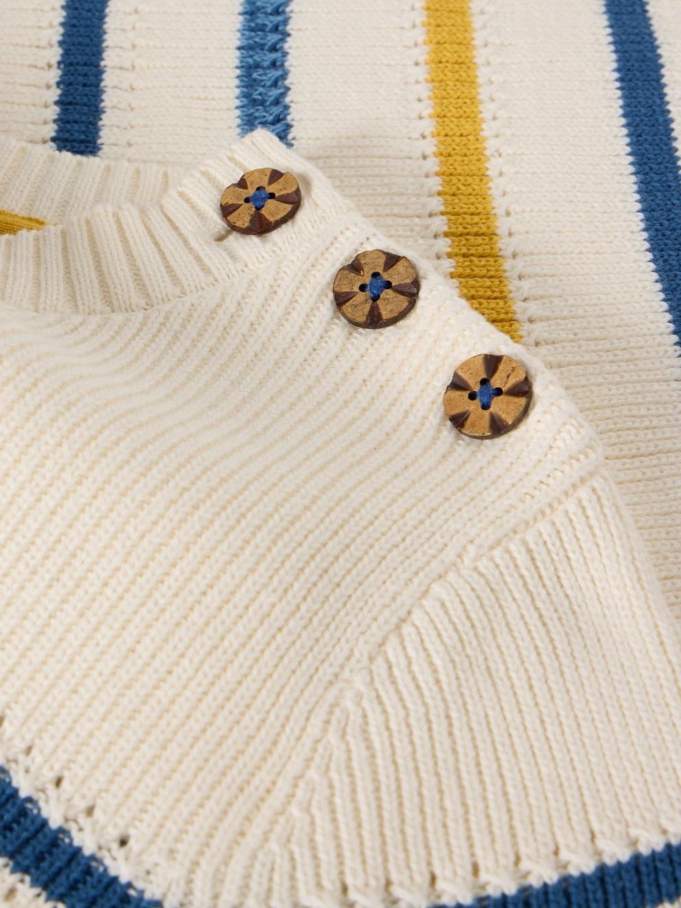 ELLIE STRIPE JUMPER in NAT MLT - FLAT DETAIL
