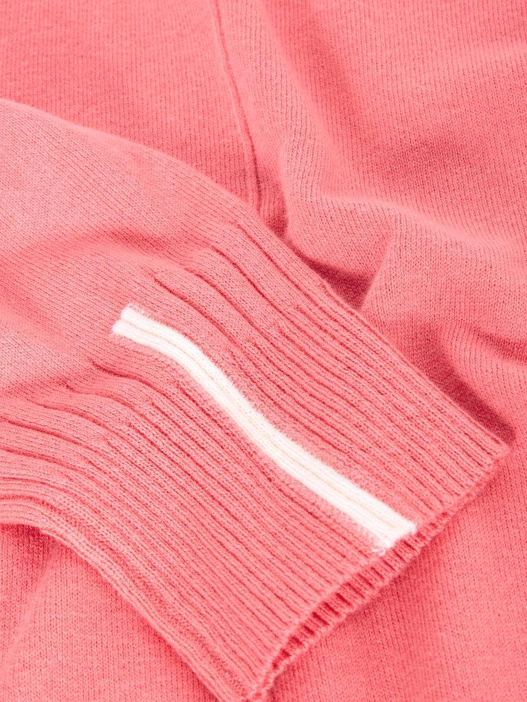 CITY JUMPER in MID CORAL - FLAT DETAIL