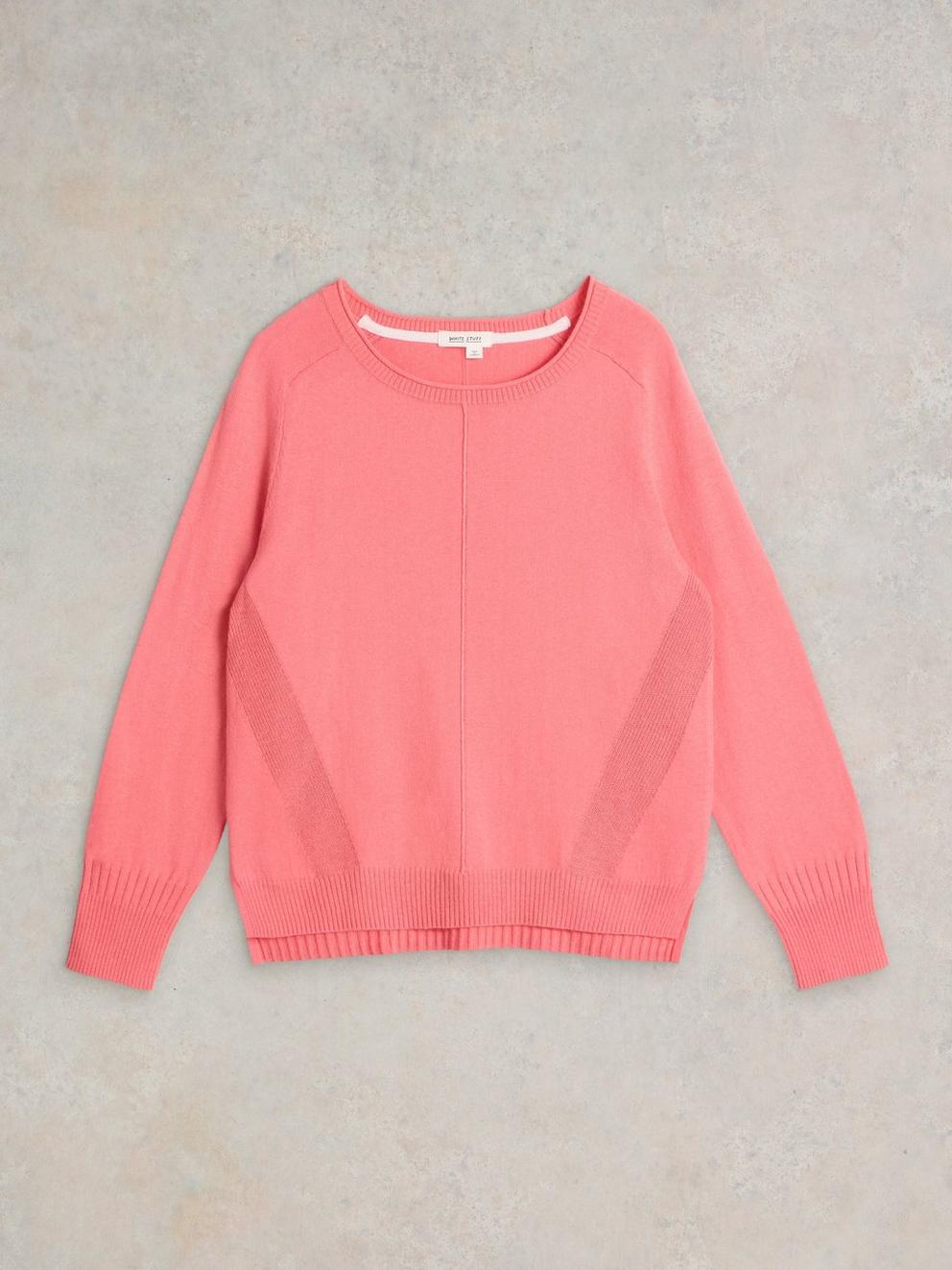 CITY JUMPER in MID CORAL - FLAT FRONT