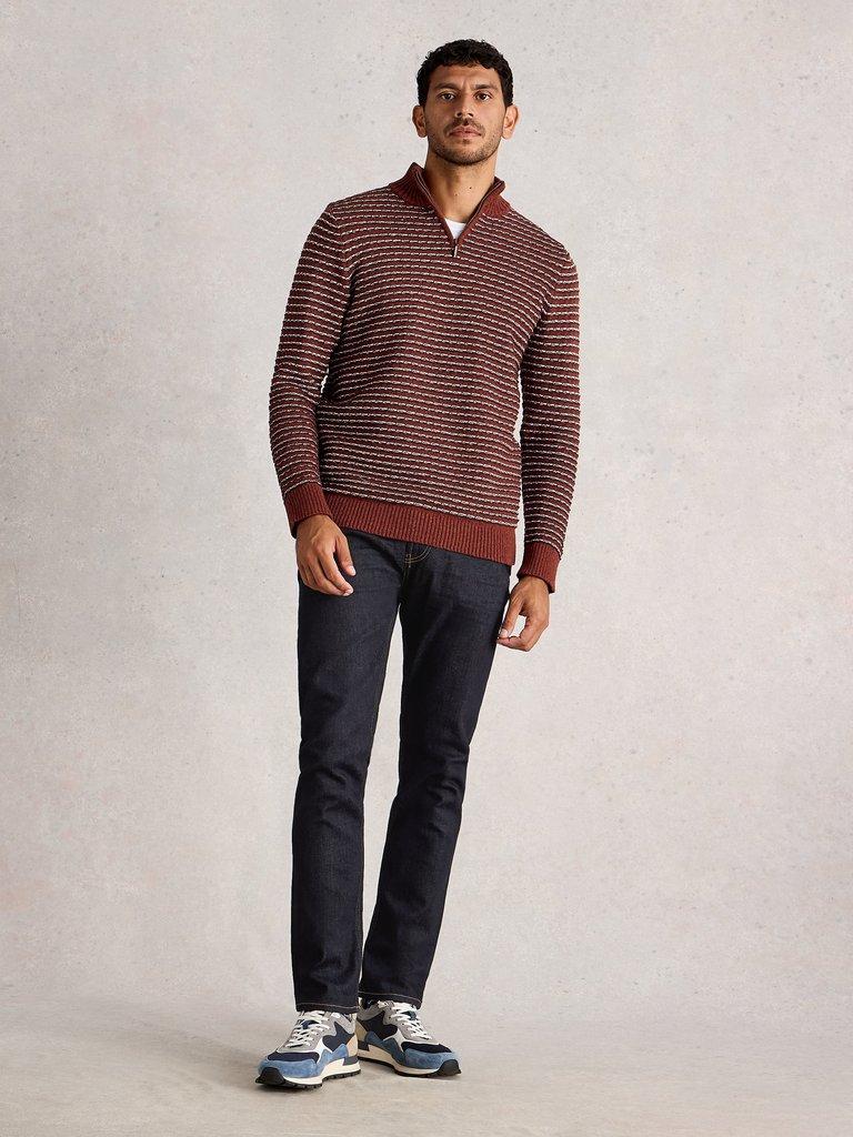 Bronson Slim Jean in DK DENIM - MODEL FRONT