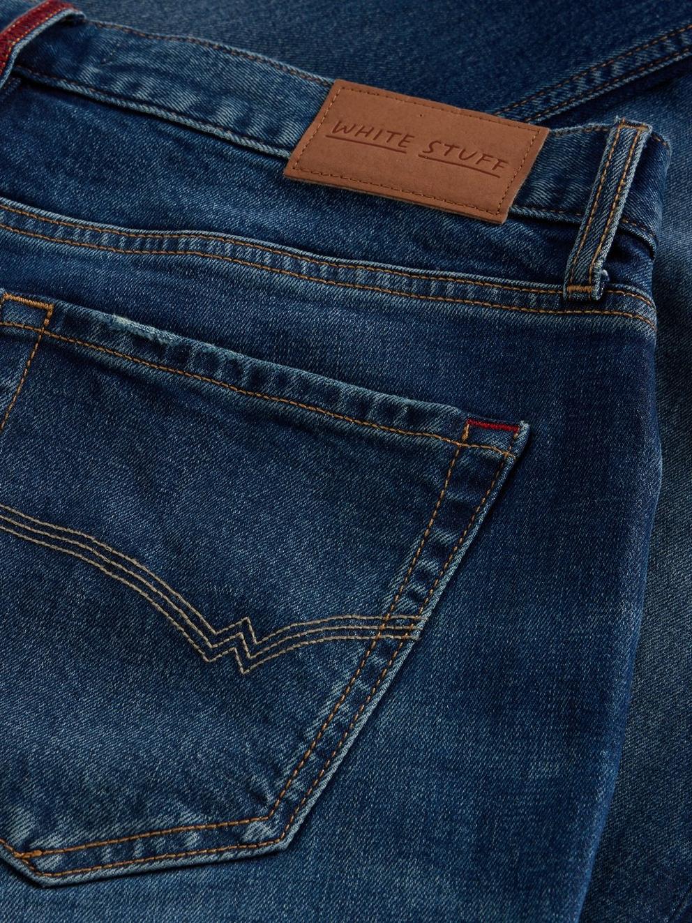 Bronson Slim Jean in MID DENIM - FLAT DETAIL