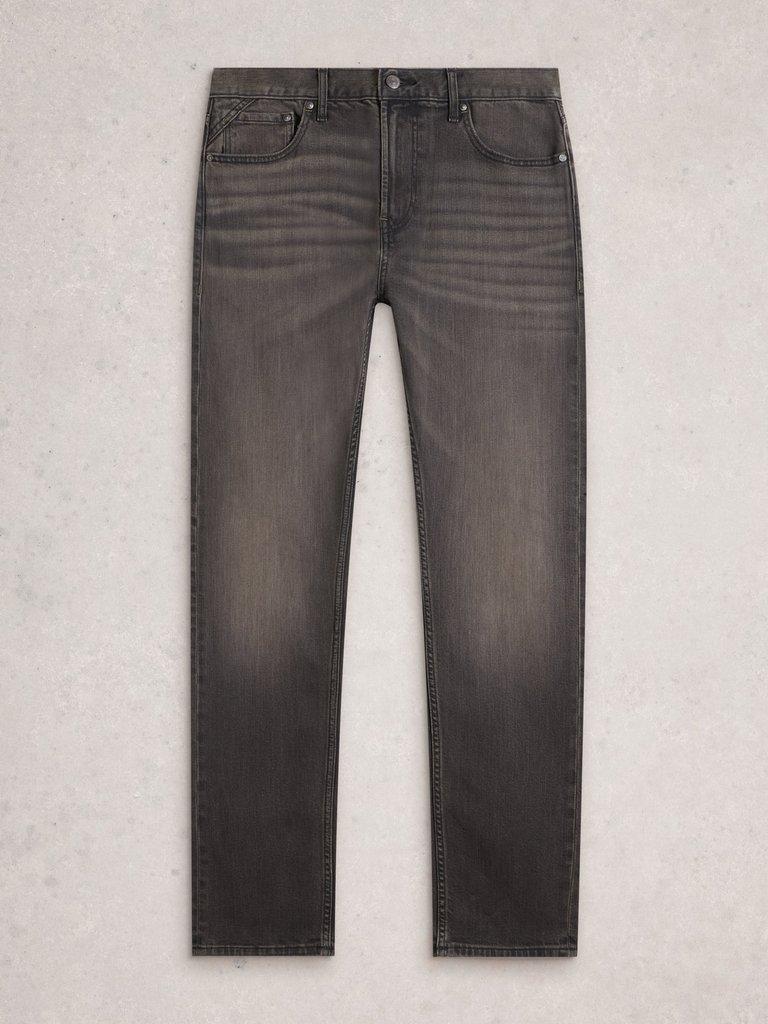 Bronson Slim Jean in WASHED BLK - FLAT FRONT