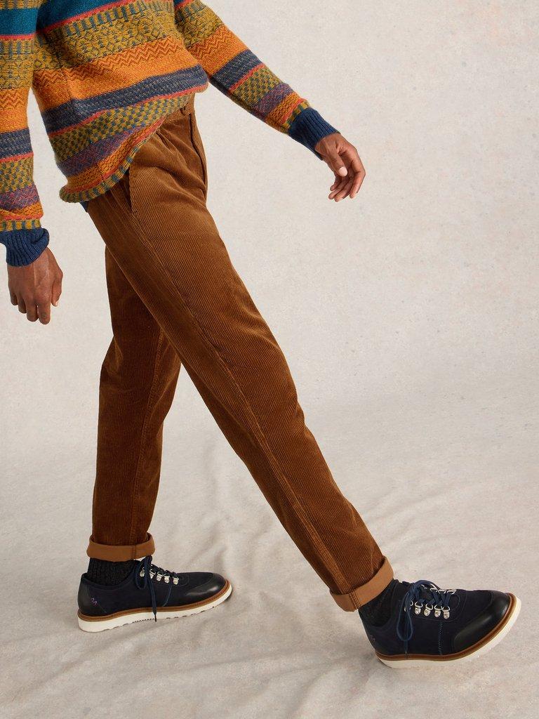 Kimber Cord Trouser in MID TAN - LIFESTYLE