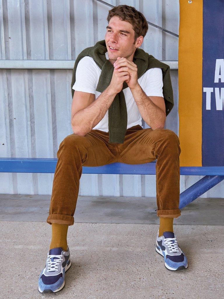 Kimber Cord Trouser in MID TAN - MIXED